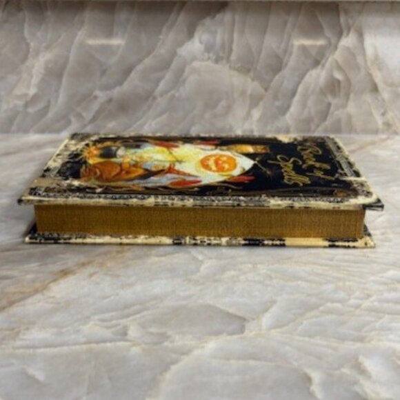 Halloween Witches' Faux “Book Of Spells” Stash Storage Box 8.5"x5.5"x1.25" New - Picture 5 of 8